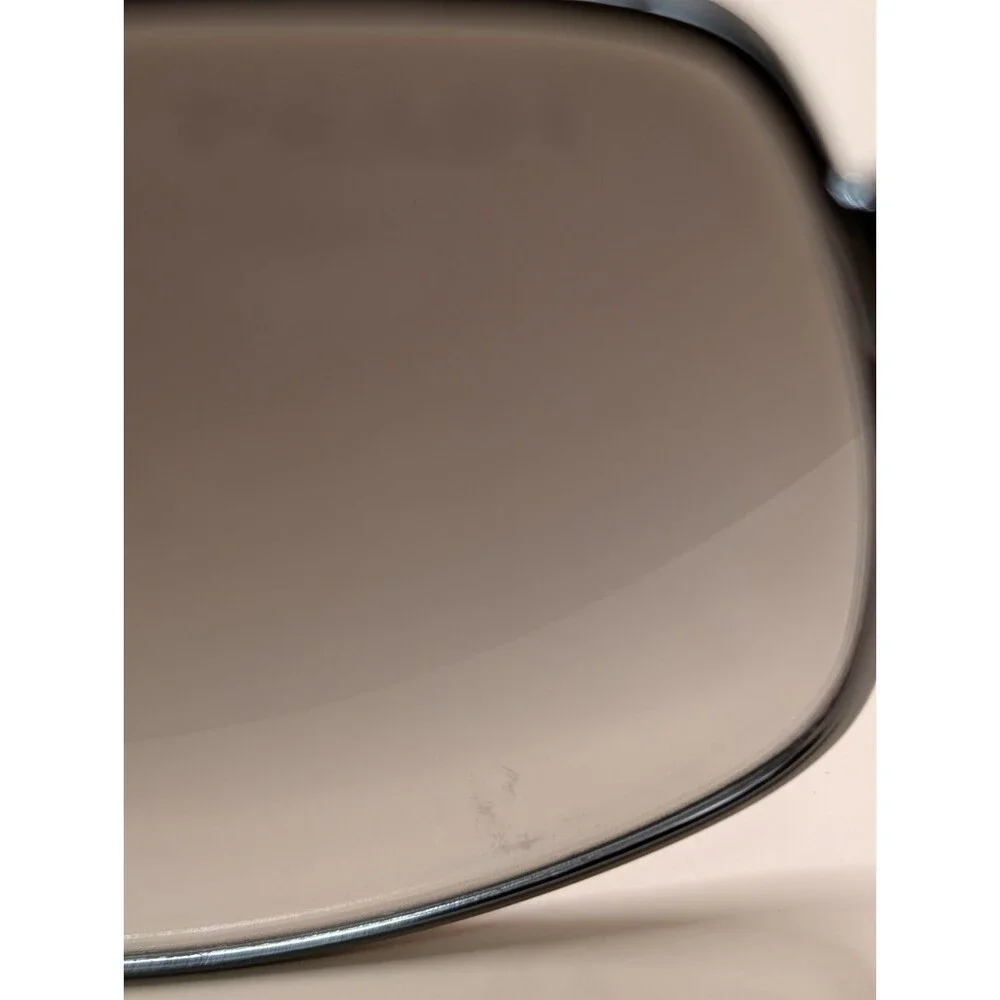 Prada Sunglasses SPR 54Q 610216 SAV 135 24 Gradient Black Gunmetal/Silver *FLAW*